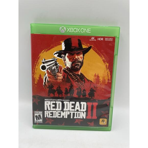 Red Dead Redemption 2 (XBOX ONE, 2018) 2 Disc Set - Tested & Fast Shipping! - Picture 1 of 8